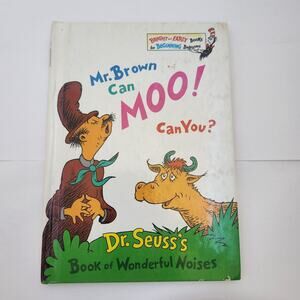 Vintage 1970 Dr. Seuss "Mr. Brown can Moo, Can you?